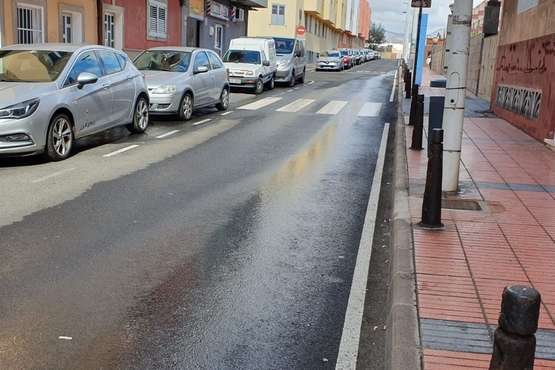 Una avería causa pérdida de agua en La Garita (Foto TA)