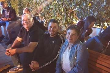 Concierto de Charcojondo en la plaza de Las Nieves de Lomo Magullo (Foto TA)