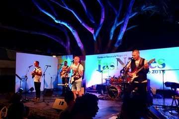 Concierto de Charcojondo en la plaza de Las Nieves de Lomo Magullo (Foto TA)