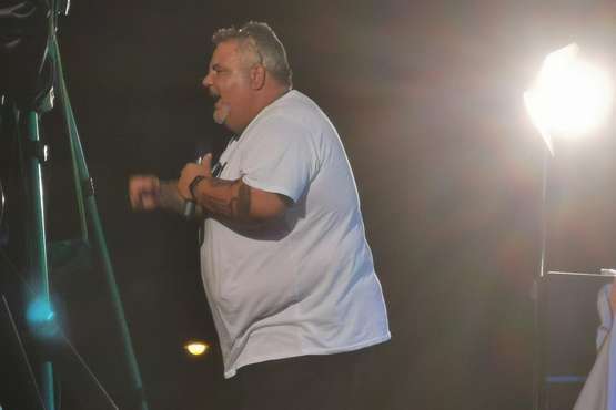 Humor para despedir este domingo en Melenara (Foto TA)