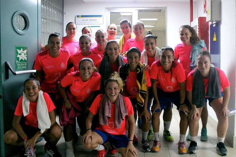 El equipo en las instalaciones del CID de la capital grancanaria (Foto TA)