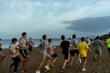  El Castro Morales se ejercita en el parque de San Juan y Melenara (Foto CL Castro Morales)