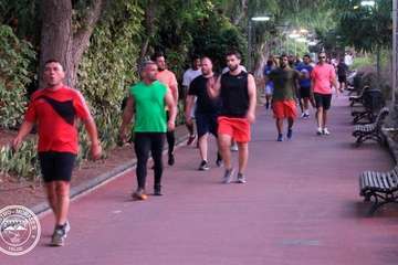  El Castro Morales se ejercita en el parque de San Juan y Melenara (Foto CL Castro Morales)