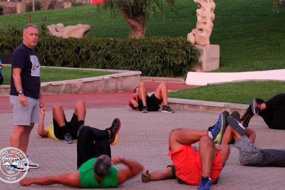  El Castro Morales se ejercita en el parque de San Juan y Melenara (Foto CL Castro Morales)
