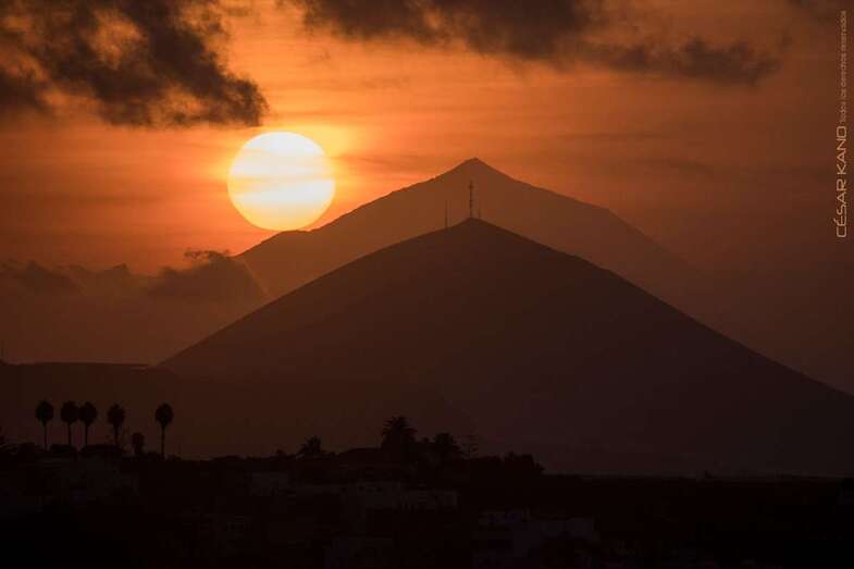 Imagen captada ayer por la tarde por César Kano (Foto TA)