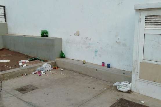 El incivismo juvenil se asienta en La Garita (Foto TA)