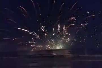  Estruendo festivo en la costa sur de Telde (Foto TA)