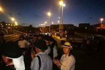 Romería popular en La Garita (Foto TA y TF)
