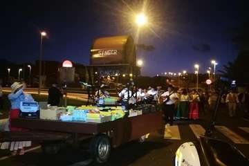 Romería popular en La Garita (Foto TA y TF)