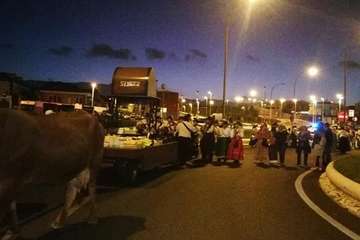 Romería popular en La Garita (Foto TA y TF)
