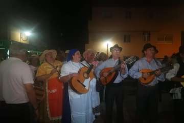 Romería popular en La Garita (Foto TA y TF)