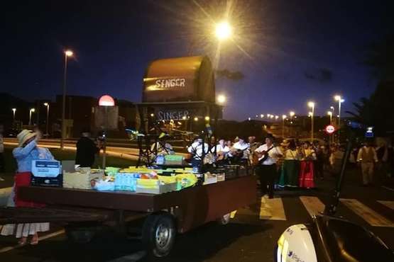 Romería popular en La Garita (Foto TA y TF)