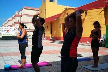 Yoga y concierto de la Banda Municipal para despedir las fiestas de La Garita (Foto TA)