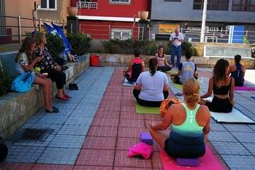 Yoga y concierto de la Banda Municipal para despedir las fiestas de La Garita (Foto TA)