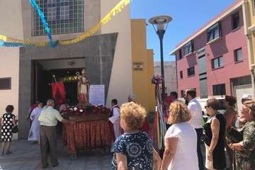 Misa y procesión de San Venancio en Casas Nuevas (Foto TA)
