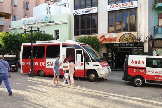 El ICHH sigue con su campaña de donación en Los Llanos de Telde (Foto TA)