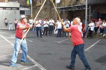 Telde en el Encuentro Insular de Juego del Palo de Tenerife (Foto TA)