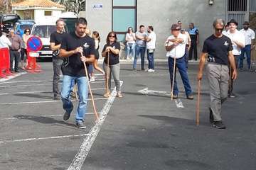 Telde en el Encuentro Insular de Juego del Palo de Tenerife (Foto TA)