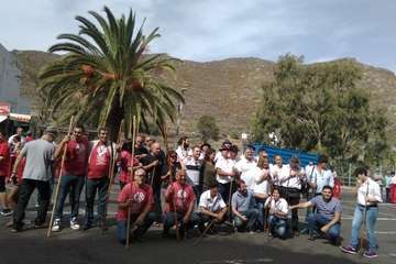 Telde en el Encuentro Insular de Juego del Palo de Tenerife (Foto TA)