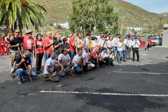 Telde en el Encuentro Insular de Juego del Palo de Tenerife (Foto TA)