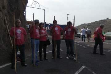 Telde en el Encuentro Insular de Juego del Palo de Tenerife (Foto TA)