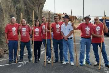 Telde en el Encuentro Insular de Juego del Palo de Tenerife (Foto TA)