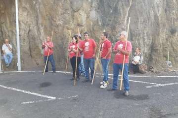 Telde en el Encuentro Insular de Juego del Palo de Tenerife (Foto TA)