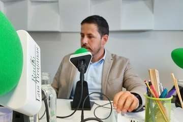 El alcalde Héctor Suárez en Radio Las Tirajanas (Foto TA)