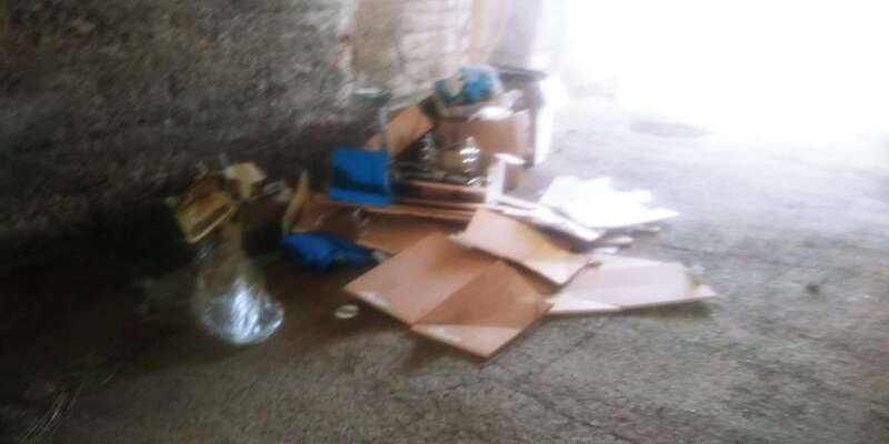 Imagen captada esta tarde por un lector de TELDEACTUALIDAD (Foto TA)