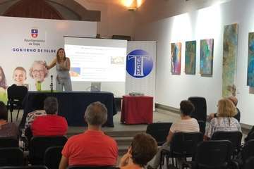 Conferencia en Telde sobre nutrición a cargo de Melena Cejudo (Foto TA)