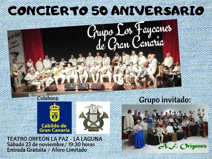 El concierto se enmarca en el 50 aniversario de Los Faycanes (Foto TA)