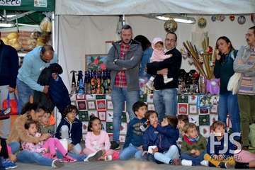 Representación de la obra de títeres El circo de Strómboli en la plaza de Los Llanos (Foto Francisco Javier Santana)