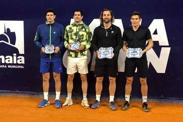 El teldense David Vega, finalista en el ATP Challenger Maia (Foto TA)