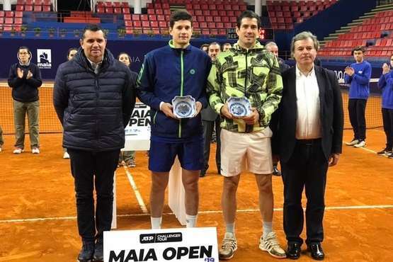 El teldense David Vega, finalista en el ATP Challenger Maia (Foto TA)