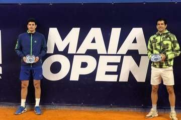El teldense David Vega, finalista en el ATP Challenger Maia (Foto TA)