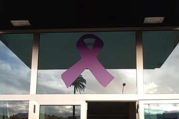 El Teatro de Telde simboliza su rechazo a la violencia machista (Foto TA)