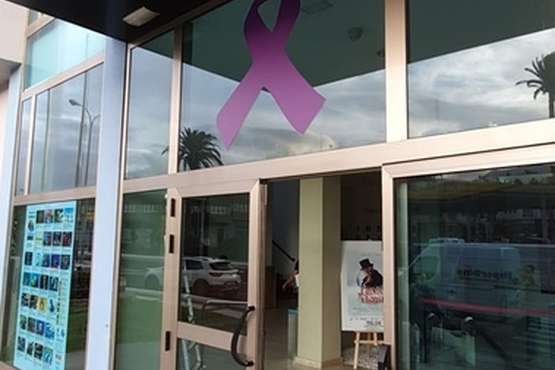 El Teatro de Telde simboliza su rechazo a la violencia machista (Foto TA)