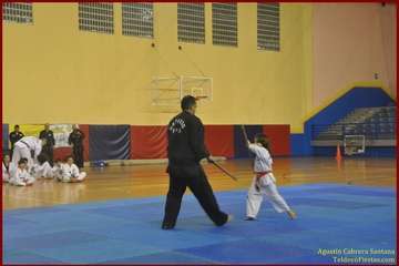 El Polideportivo Insular Rita Hernández acogió este sábado una exhibición de Tae Kwon-Do y Hap Ki-Do  (Foto TF)