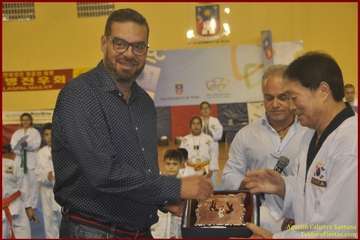 El Polideportivo Insular Rita Hernández acogió este sábado una exhibición de Tae Kwon-Do y Hap Ki-Do  (Foto TF)