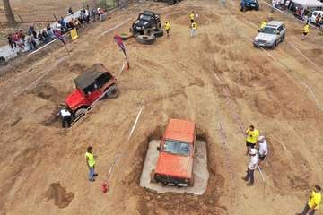  Exhibición de trial 4x4 en Jinámar (Foto TA)