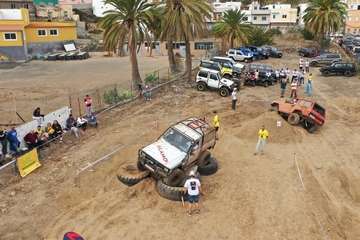  Exhibición de trial 4x4 en Jinámar (Foto TA)