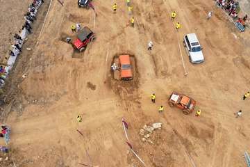  Exhibición de trial 4x4 en Jinámar (Foto TA)