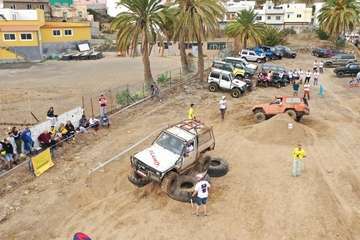  Exhibición de trial 4x4 en Jinámar (Foto TA)