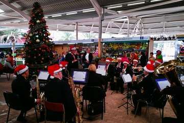 Concierto de la Banda Municipal de Música en el Mercado de Telde (Foto TA)