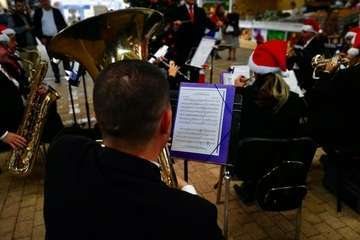 Concierto de la Banda Municipal de Música en el Mercado de Telde (Foto TA)