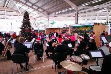 Concierto de la Banda Municipal de Música en el Mercado de Telde (Foto TA)