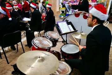 Concierto de la Banda Municipal de Música en el Mercado de Telde (Foto TA)