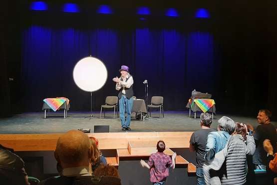 Juan Tamariz llena de misterio y alegría el Teatro de Telde (Foto TA)