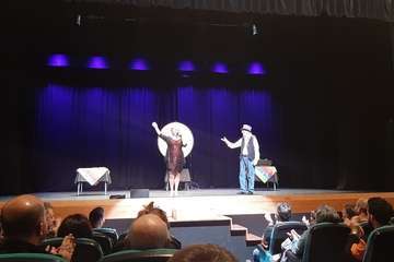 Juan Tamariz llena de misterio y alegría el Teatro de Telde (Foto TA)