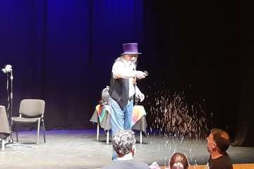 Juan Tamariz llena de misterio y alegría el Teatro de Telde (Foto TA)